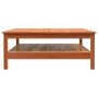 Mesa de centro madera maciza de pino marrón cera 100x100x40 cm de , Mesas de centro - Ref: Foro24-844470, Precio: 131,74 €, D...