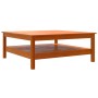 Couchtisch aus massivem, wachsbraunem Kiefernholz, 100 x 100 x 40 cm von , Couchtisch - Ref: Foro24-844470, Preis: 131,74 €, ...