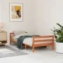 Wachsbrauner Bettrahmen aus massivem Kiefernholz, 90 x 200 cm von , Betten und Lattenroste - Ref: Foro24-844485, Preis: 88,55...