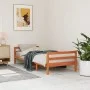 Estructura de cama madera maciza de pino marrón cera 90x190 cm de , Camas y somieres - Ref: Foro24-844487, Precio: 101,59 €, ...