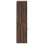 Regal mit Türen aus eichenbraunem Holz, 136 x 37 x 142 cm von , Bücherregale und Regale - Ref: Foro24-3206530, Preis: 252,89 ...