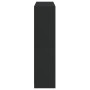 Black engineered wood shelving unit with doors 136x37x142 cm by , Bookcases and shelves - Ref: Foro24-3206518, Price: 256,52 ...