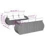 7-piece garden sofa set and beige synthetic rattan cushions by , Garden sets - Ref: Foro24-3221108, Price: 503,47 €, Discount: %