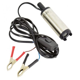Carpoint Mini bomba eléctrica de transferencia 12 V negra