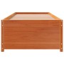 Sofá cama de madera maciza de pino marrón cera 90x190 cm de , Camas y somieres - Ref: Foro24-844479, Precio: 194,40 €, Descue...