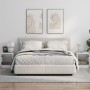 Bedside tables with glass doors 2 pcs white 35x37x42 cm by , Nightstands - Ref: Foro24-836344, Price: 41,35 €, Discount: %