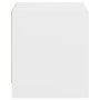 Bedside tables with glass doors 2 pcs white 35x37x42 cm by , Nightstands - Ref: Foro24-836344, Price: 41,35 €, Discount: %