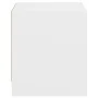 Nachttische mit Glastüren 2 Stück weiß 35x37x42 cm von , Nachttische - Ref: Foro24-836344, Preis: 40,99 €, Rabatt: %