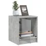 Glass door bedside tables 2 pcs concrete gray 35x37x42 cm by , Nightstands - Ref: Foro24-836350, Price: 39,86 €, Discount: %