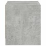 Nachttische mit Glastür, 2 Stück, betongrau, 35 x 37 x 42 cm von , Nachttische - Ref: Foro24-836350, Preis: 40,20 €, Rabatt: %