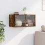 Wall cabinet with smoked oak glass doors 68.5x37x35 cm by , Lockers and storage cabinets - Ref: Foro24-836505, Price: 50,74 €...