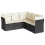 5-piece garden furniture set and black synthetic rattan cushions by , Garden sets - Ref: Foro24-3249455, Price: 317,54 €, Dis...