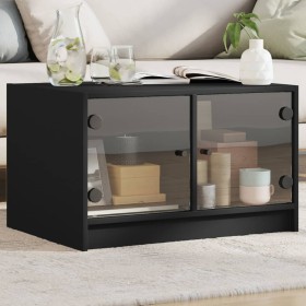 Couchtisch mit schwarzen Glastüren 68x50x42 cm von , Couchtisch - Ref: Foro24-836365, Preis: 45,56 €, Rabatt: %