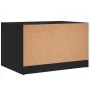 Couchtisch mit schwarzen Glastüren 68x50x42 cm von , Couchtisch - Ref: Foro24-836365, Preis: 45,16 €, Rabatt: %