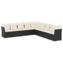 8-piece garden sofa set with black synthetic rattan cushions by , Garden sets - Ref: Foro24-3217776, Price: 528,72 €, Discoun...