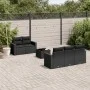 6-piece garden sofa set with black synthetic rattan cushions by , Modular outdoor sofas - Ref: Foro24-3251032, Price: 469,02 ...