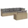 Garden sofa set with beige cushions 8 pcs PE rattan by , Modular outdoor sofas - Ref: Foro24-3251556, Price: 614,99 €, Discou...