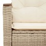 Gartensofa mit 2-Sitzer-Kissen Kunstrattan beige von , Outdoor-Sofas - Ref: Foro24-366067, Preis: 220,10 €, Rabatt: %