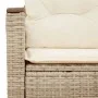 Gartensofa mit 2-Sitzer-Kissen Kunstrattan beige von , Outdoor-Sofas - Ref: Foro24-366067, Preis: 215,31 €, Rabatt: %