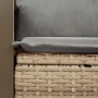 Garden sofa with 2-seater synthetic beige rattan cushions by , Outdoor sofas - Ref: Foro24-366099, Price: 143,94 €, Discount: %