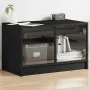 TV-Möbel mit schwarzen Glastüren 68x37x42 cm von , TV-Möbel - Ref: Foro24-836358, Preis: 39,08 €, Rabatt: %