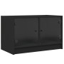 TV-Möbel mit schwarzen Glastüren 68x37x42 cm von , TV-Möbel - Ref: Foro24-836358, Preis: 39,42 €, Rabatt: %