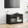 TV-Möbel mit schwarzen Glastüren 68x37x42 cm von , TV-Möbel - Ref: Foro24-836358, Preis: 39,08 €, Rabatt: %