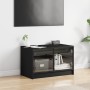 TV-Möbel mit schwarzen Glastüren 68x37x42 cm von , TV-Möbel - Ref: Foro24-836358, Preis: 39,42 €, Rabatt: %