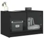 TV-Möbel mit schwarzen Glastüren 68x37x42 cm von , TV-Möbel - Ref: Foro24-836358, Preis: 39,08 €, Rabatt: %