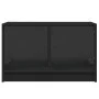 TV-Möbel mit schwarzen Glastüren 68x37x42 cm von , TV-Möbel - Ref: Foro24-836358, Preis: 39,08 €, Rabatt: %