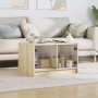 Couchtisch mit Sonoma-Eichenglastüren 68x50x42 cm von , Couchtisch - Ref: Foro24-836366, Preis: 44,27 €, Rabatt: %