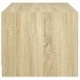 Center table with Sonoma oak glass doors 68x50x42 cm by , Coffee table - Ref: Foro24-836366, Price: 43,89 €, Discount: %