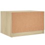 Couchtisch mit Sonoma-Eichenglastüren 68x50x42 cm von , Couchtisch - Ref: Foro24-836366, Preis: 44,27 €, Rabatt: %