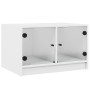 Couchtisch mit weißen Glastüren 68x50x42 cm von , Couchtisch - Ref: Foro24-836364, Preis: 45,56 €, Rabatt: %