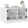 Couchtisch mit weißen Glastüren 68x50x42 cm von , Couchtisch - Ref: Foro24-836364, Preis: 45,56 €, Rabatt: %