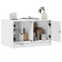 Couchtisch mit weißen Glastüren 68x50x42 cm von , Couchtisch - Ref: Foro24-836364, Preis: 45,56 €, Rabatt: %