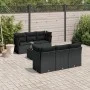 Set de comedor de jardín 7 pzas y cojines ratán sintético negro de , Conjuntos de jardín - Ref: Foro24-3249094, Precio: 482,3...