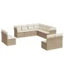 11-teiliges Gartensofa-Set mit beigen synthetischen Rattankissen von , Gartensets - Ref: Foro24-3217818, Preis: 721,55 €, Rab...