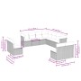11-piece garden sofa set with beige synthetic rattan cushions by , Garden sets - Ref: Foro24-3217818, Price: 678,01 €, Discou...