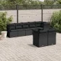 8-piece garden sofa set with black synthetic rattan cushions by , Garden sets - Ref: Foro24-3249744, Price: 538,47 €, Discoun...