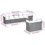 8-piece garden sofa set with black synthetic rattan cushions by , Garden sets - Ref: Foro24-3249744, Price: 538,47 €, Discoun...