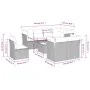 Set mit 9 Gartensofas mit beigen Kissen aus synthetischem Rattan von , Gartensets - Ref: Foro24-3249778, Preis: 584,90 €, Rab...
