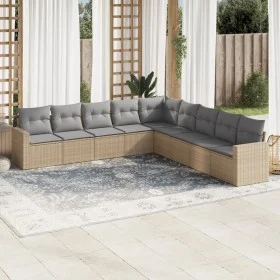 9-piece garden sofa set with beige synthetic rattan cushions by , Modular outdoor sofas - Ref: Foro24-3251426, Price: 589,03 ...