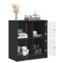 Zusatzschrank mit schwarzen Glastüren 68x37x75,5 cm von , Sideboards - Ref: Foro24-836379, Preis: 77,68 €, Rabatt: %