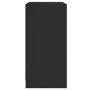 Zusatzschrank mit schwarzen Glastüren 68x37x75,5 cm von , Sideboards - Ref: Foro24-836379, Preis: 77,68 €, Rabatt: %
