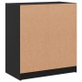 Zusatzschrank mit schwarzen Glastüren 68x37x75,5 cm von , Sideboards - Ref: Foro24-836379, Preis: 77,68 €, Rabatt: %
