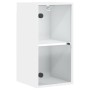 Wandmöbel mit weißen Glastüren 35x37x68,5 cm von , Schließfächer und Lagerschränke - Ref: Foro24-836476, Preis: 43,10 €, Raba...