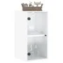 Wandmöbel mit weißen Glastüren 35x37x68,5 cm von , Schließfächer und Lagerschränke - Ref: Foro24-836476, Preis: 42,58 €, Raba...
