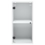 Wall-mounted cabinet with white glass doors 35x37x68.5 cm by , Lockers and storage cabinets - Ref: Foro24-836476, Price: 43,0...