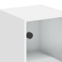 Wandmöbel mit weißen Glastüren 35x37x68,5 cm von , Schließfächer und Lagerschränke - Ref: Foro24-836476, Preis: 43,10 €, Raba...